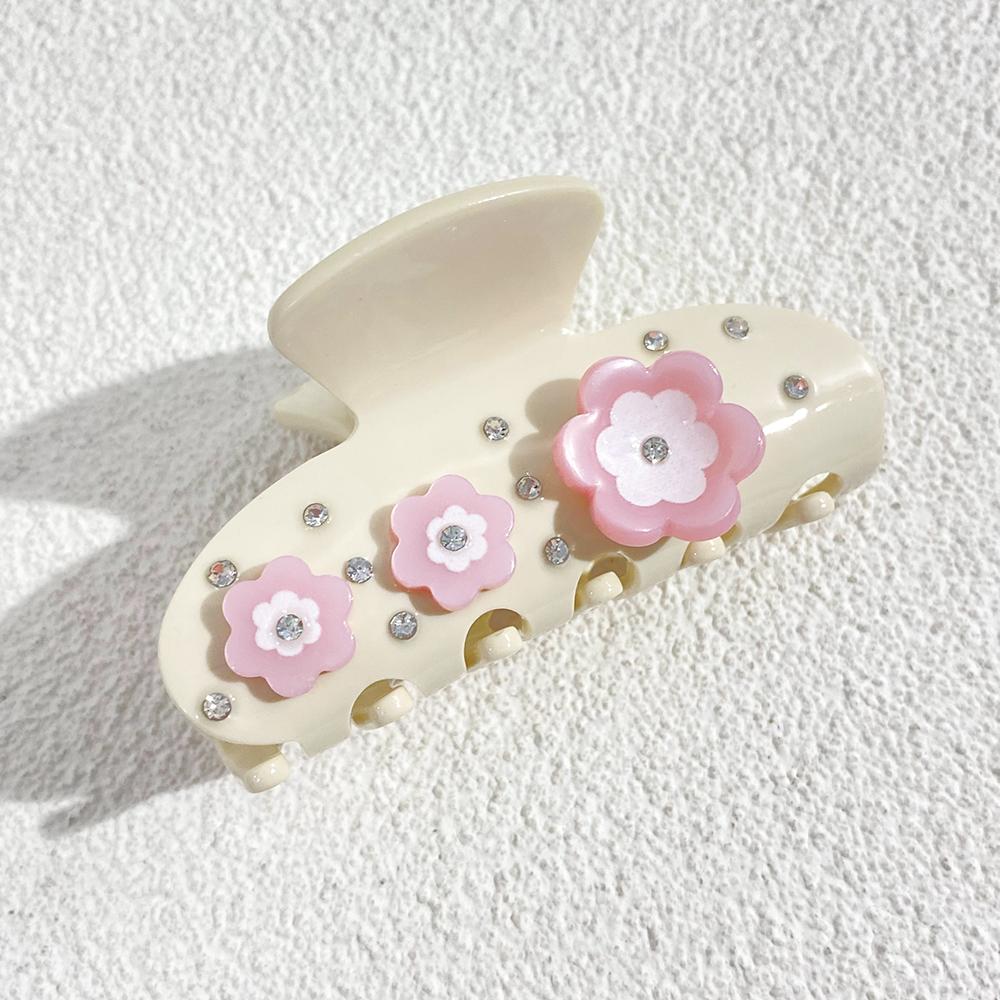 

Милая заколка для волос с розовым бантом из ацетата, коготь для женщин и девочек, модная заколка для волос с геометрическим рисунком «конский хвост», аксессуары для волос, инструмент 2023