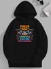 German Symmetrical Carnival Mask and Confetti JPH-9 Plus Size Unisex Hooded Sweatshirt, PLUS SIZE