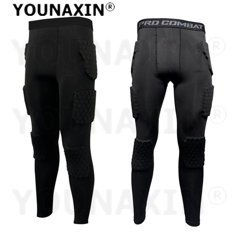 Unisex Black Knee Pads Protection Basketball Football Running Pants Cycling Sports Top Anti-collision Breathable M L XL 2XL 3XL