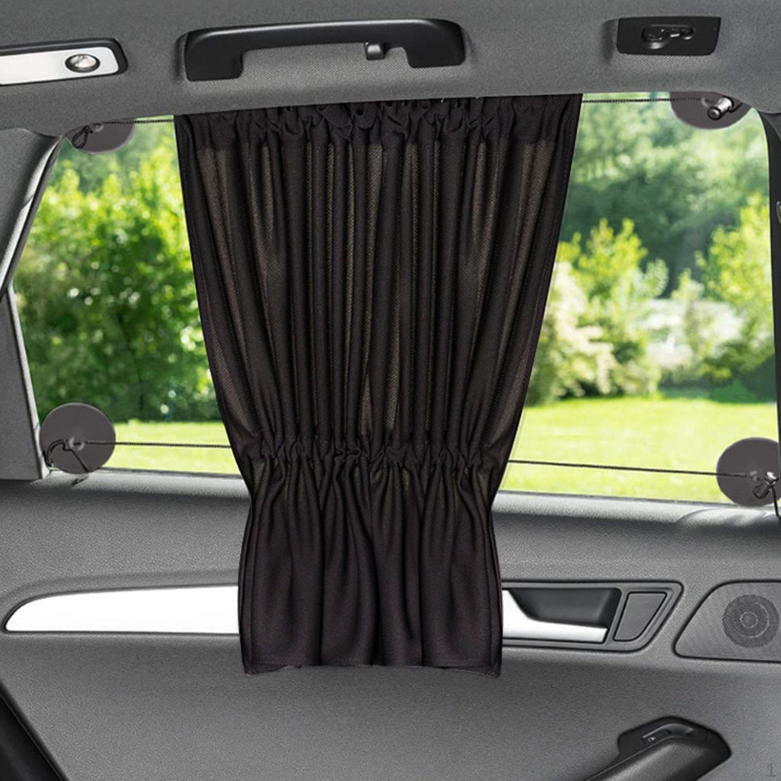 

Car Side Window Sun Shades Vehicle Curtain Easy to Install Interior Accessories Universal