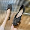 Fashion Brand Rivets Flats Shoes Square-toe Women Glitter Beading Ballerian Shoes for Women Shallow Sequined Moccasins Zapatos Mujer