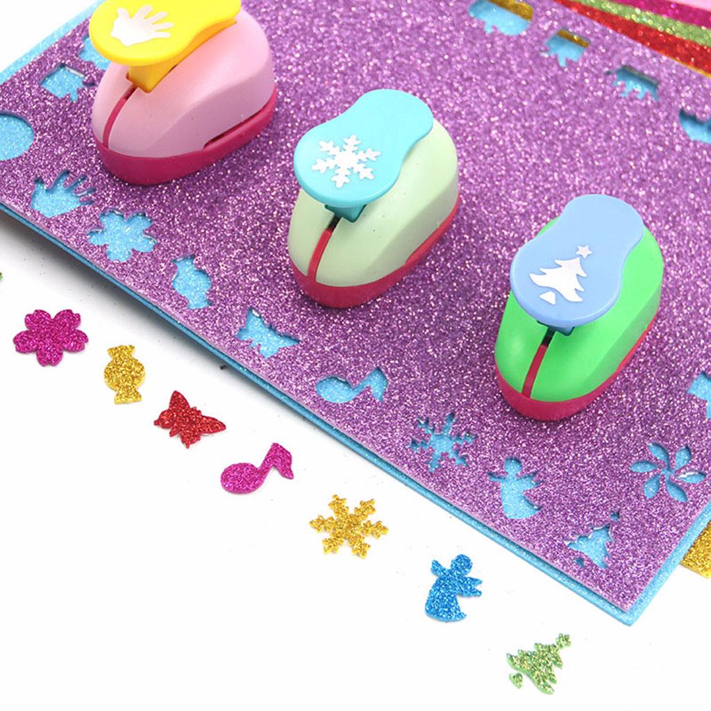10Pcs A4 Glitter Foam Papers for Kids DIY Craft Pearlescent Powder Glitter Paper