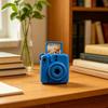Mini-Kamera-förmiger Foto-Halter-Anhänger 3D-gedruckter Mini-Bilderrahmen-Schlüsselanhänger für Rucksäcke Handtaschen Taschen Geldbörsen