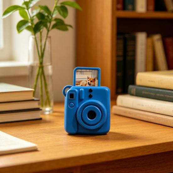 Mini-Kamera-förmiger Foto-Halter-Anhänger 3D-gedruckter Mini-Bilderrahmen-Schlüsselanhänger für Rucksäcke Handtaschen Taschen Geldbörsen