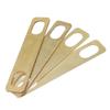 Guitar Neck Shims Brass Shims for Guitar and Bass Screwed Neck Repair,4 Pieces