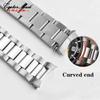 Stainless Steel Watch Band 21mm for Longines HydroConquest Conquest L3.781 782 642 Silver Solid Watch Straps