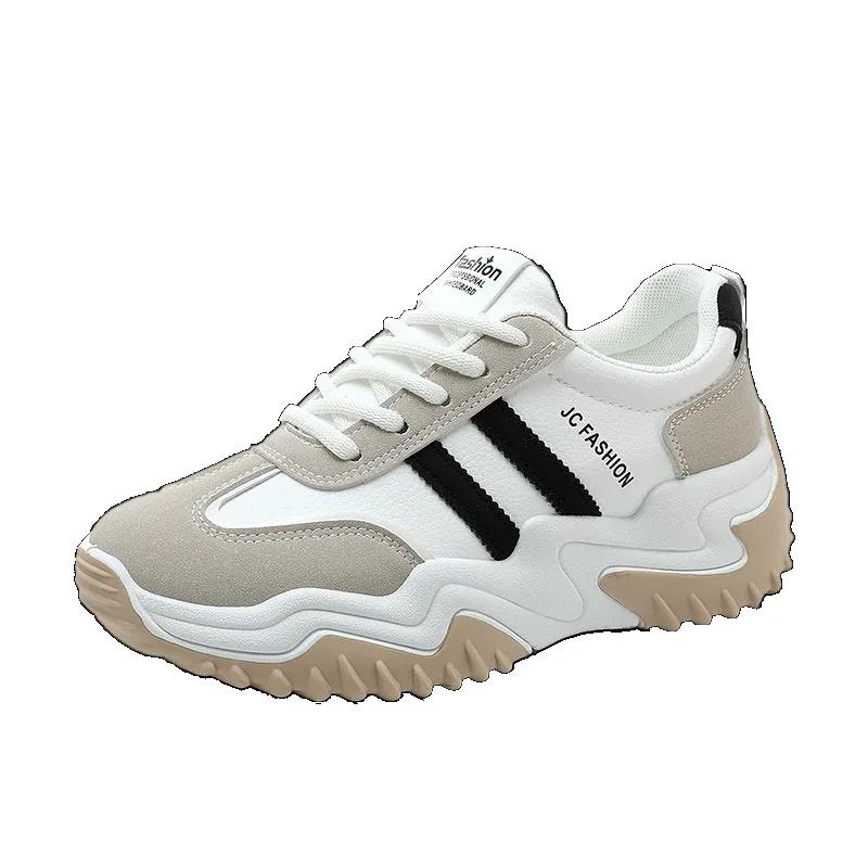 Hot Sale 2025 Shoes Female Mixed Color Women's Vulcanize Shoes Outdoor Women Sneakers Lace Up Platform Casual Sport Shoes Ladies