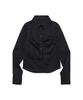 MOAA Stripe Gather Shirt (Black)