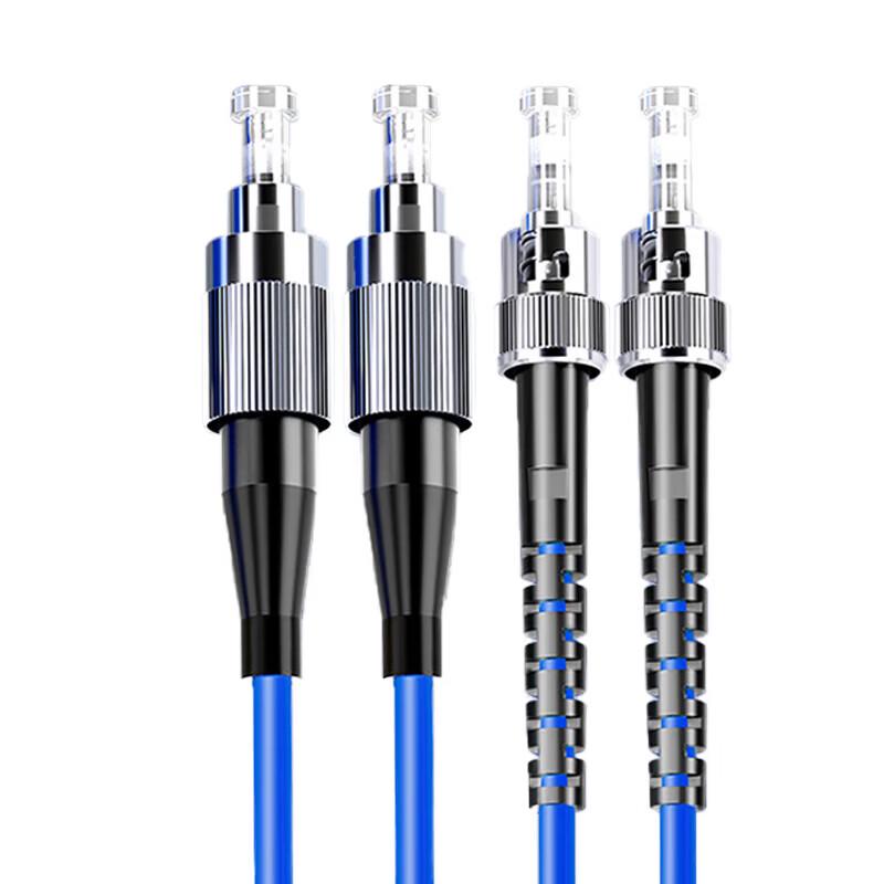 

SAMZHE FC-ST Single-mode Duplex Armored Fiber Optic Patch Cable