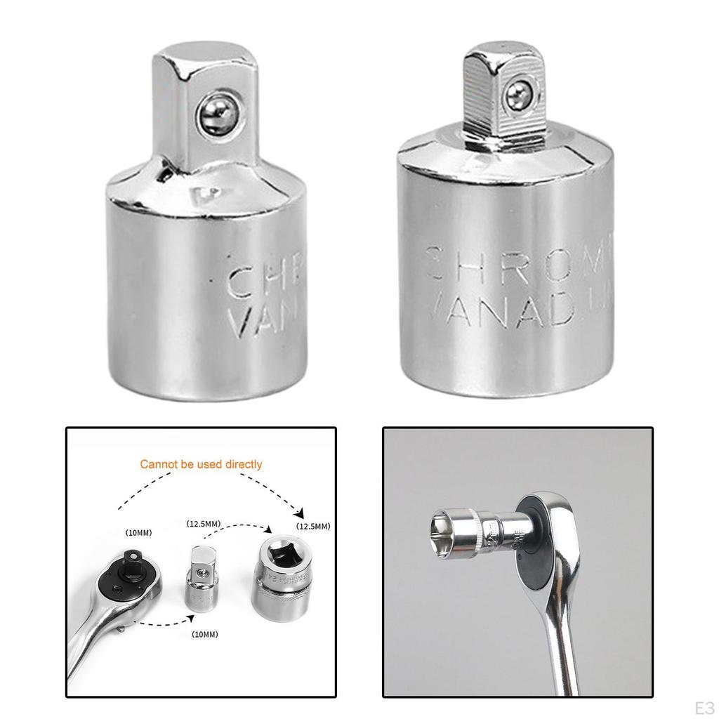 Impact Adapter 1/2 for Ratchet Wrenches, Compact Sturdy, Upgrade Metal Converter Replacement