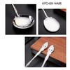 4Pcs Kitchen Tableware Set Stainless Steel Teaspoons Portion Control Serving Spoon Large Size Lightweight Reusable