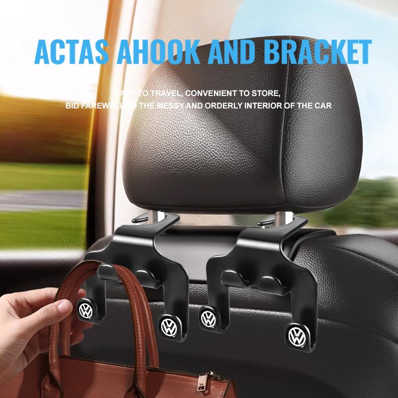 Car Seat Headrest Hook multifunctional Storage Mobile Phone Holder For Volkswagen Lavida POLO Tiguan Passat Golf EOS Scirocco Jetta Bora Touareg