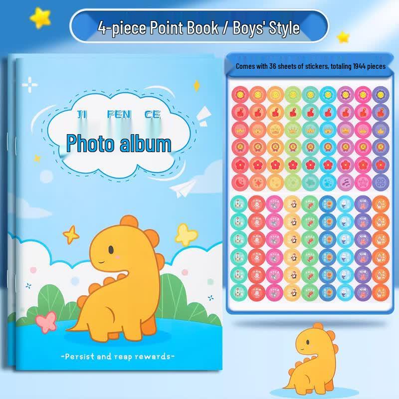 Kids Reward Sticker & Stamp Activity Books