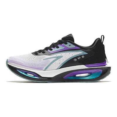 Wormhole Commuter Versatile Running Shoes Fabric Low-Top Men Sneaker Gray Purple 112625533R-6