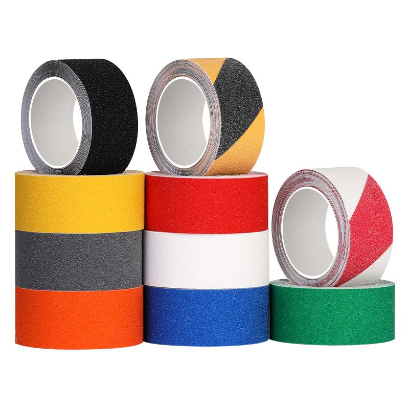 Black Frosted Non-slip Waterproof High-Adhesion Stair Treads Tape for Bathroom Floors