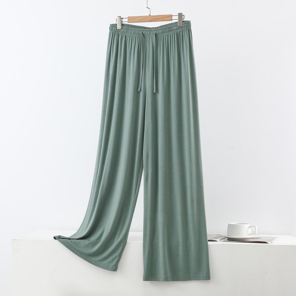Women's Plus Size High Waist Modal Wide Leg Summer Pants
