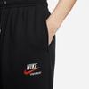 Nike Embroidered Logo Solid Color Drawstring Casual Sweatpants Men Bottoms Black DX8186-010