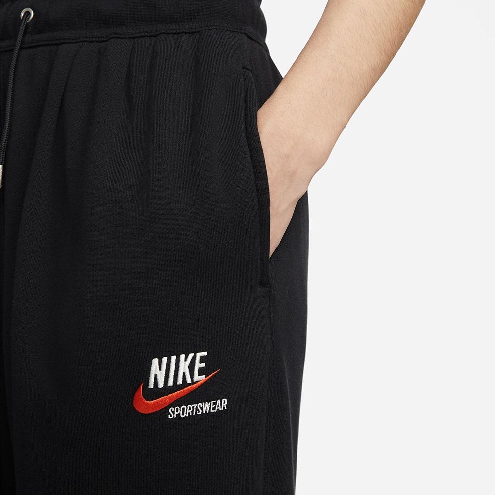 Nike Embroidered Logo Solid Color Drawstring Casual Sweatpants Men Bottoms Black DX8186-010