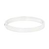 COACH Brand letter logo design glass brass bracelet women's silver