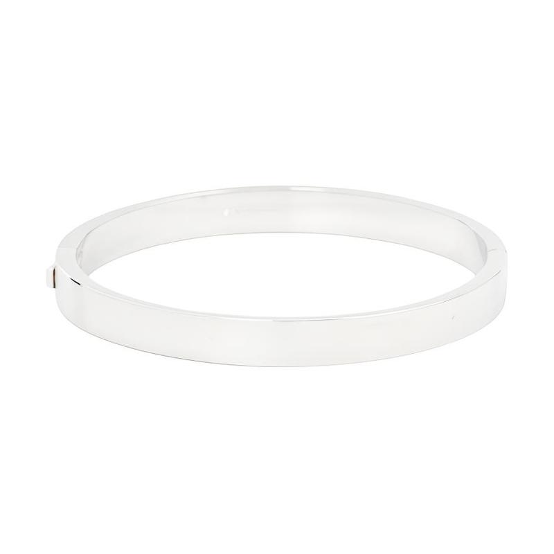 COACH Brand letter logo design glass brass bracelet women's silver