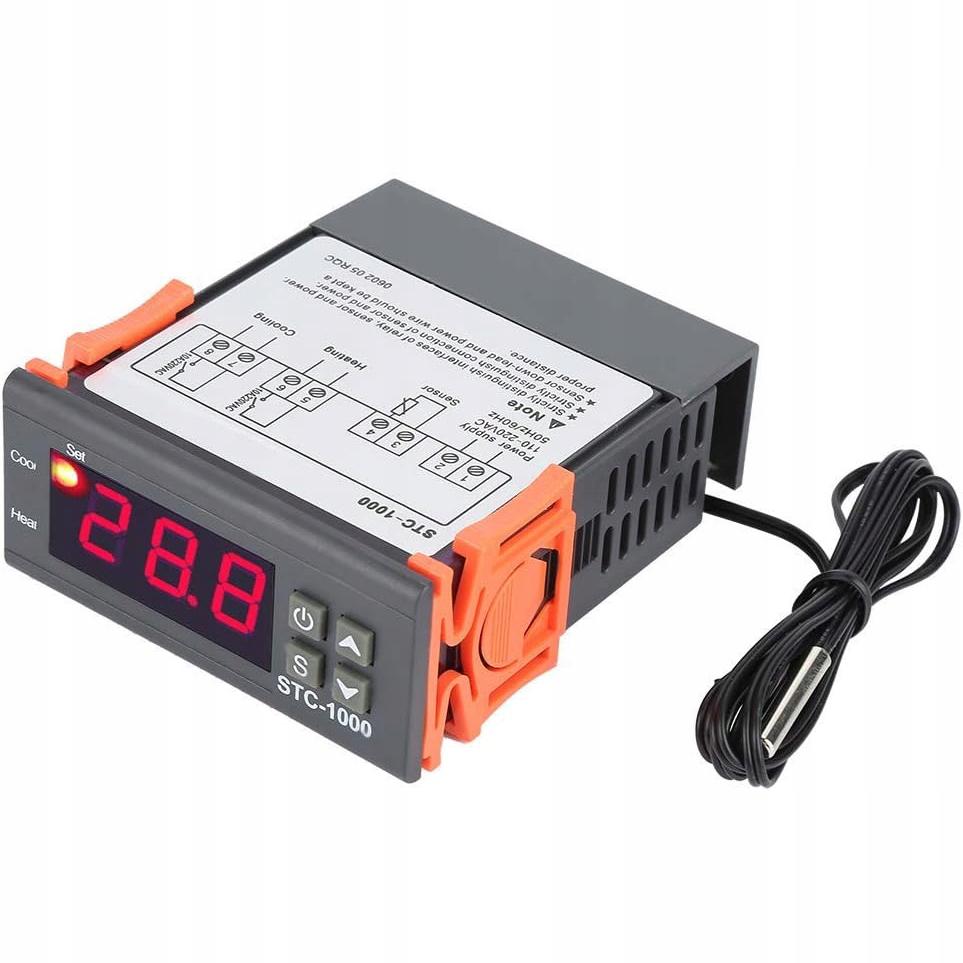 Thermostat Temperature Controller STC-1000 230V with probe