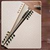 Flip Notepad Grid Notebooks B5 Diary Leaf Notebook Sketch Book Stationery Journal Writing Pads Office School Supplies
