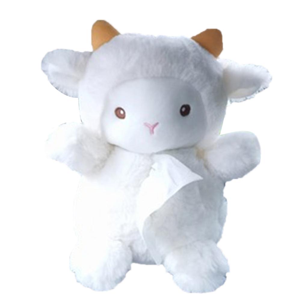 Kreskówkowy Zwierzęcy Pojemnik na Chusteczki Typ Wiszący Pudełko z Szufladą Pokrowiec Akcesorium do Domu Sypialni Akademika Dekoracja na Imprezę