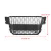 RS5 Style Hood Henycomb Sport mesh Grill Grille Fit A5 S5 B8 2008-2012