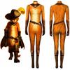 Puss In Boots 3D Digital Print Bodysuit - Shrek Series Character Costume Jumpsuit