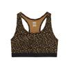 Cher Strauberry Collaboration Series Leopard Print Strawberry Embroidered Sports Tank Top Women Tops Brown VN0A5JO1Z01