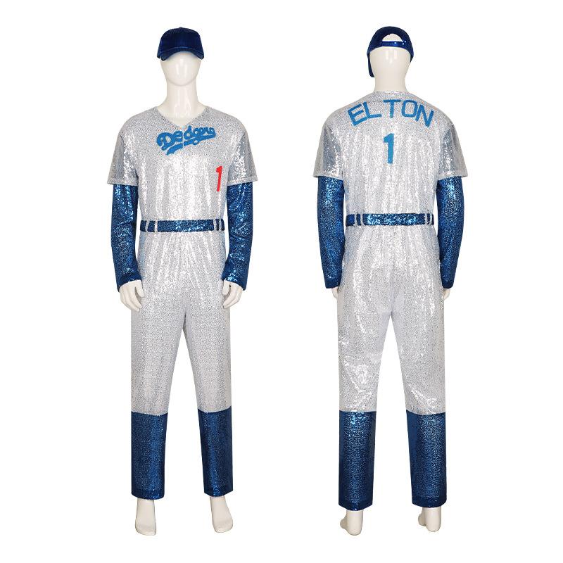 Costumes Cosplay Rocketman Movie Roles Roleplaying Jumpsuits Performances Sets