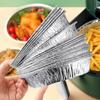  Fryer Tinfoil Plate Household Oil Absorbing Paper Oven Baking Tray Aluminum Foil Bowl Food Oil-proof Tinfoil Barbecue Plate