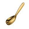 304 Stainless Steel Serving Spoon Flat Bottom Soup Spoon Shovel Rice Spoon  Kitchen