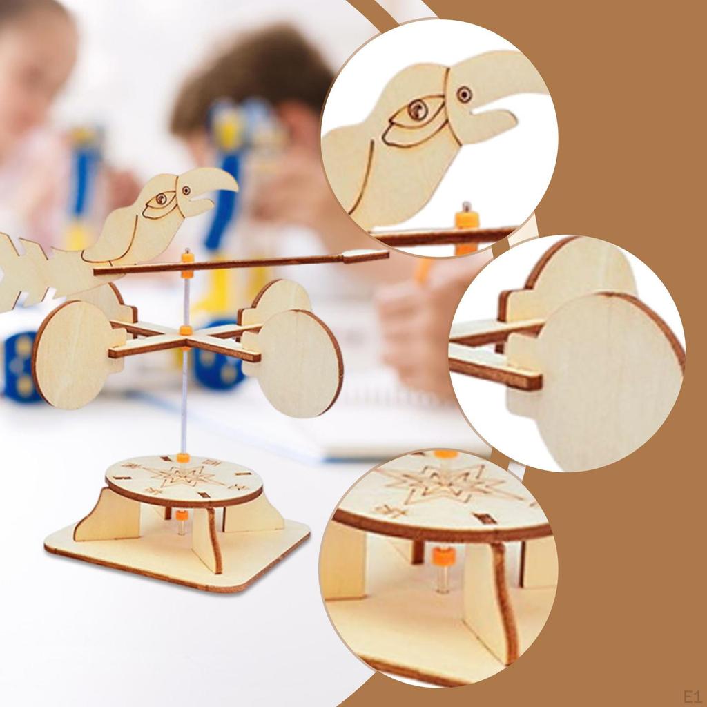 DIY Windrichtungsgeber-Bausätze Messmodelle Hand-Auge-Koordination Lehrmittel Innovation Bauen