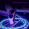 Data Line LED Magnetic Micro USB Cable Android Type-C IOS Fast Charging Cable for Mobile Phone