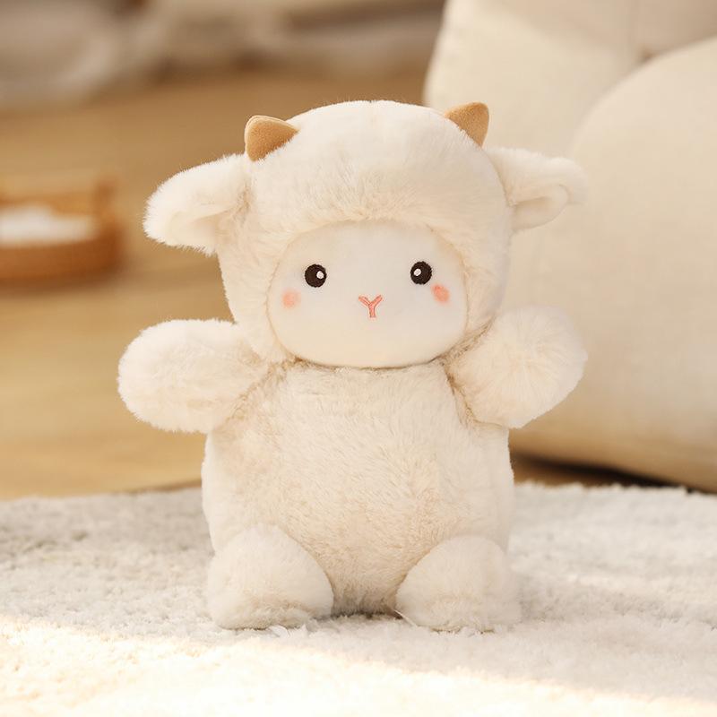 

Transform into a lamb doll, plush toy, chick, children s soothing doll, grab the machine doll, and throw the little doll as a gift. 23cm（0.15kg）