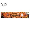 Spooky Backdrop for Home Large Happy Halloween Banner Outside, 70 x 15 Inch Yard Sign Reusable Flag, Welcome Garden Fence Party Decoration Front Porch