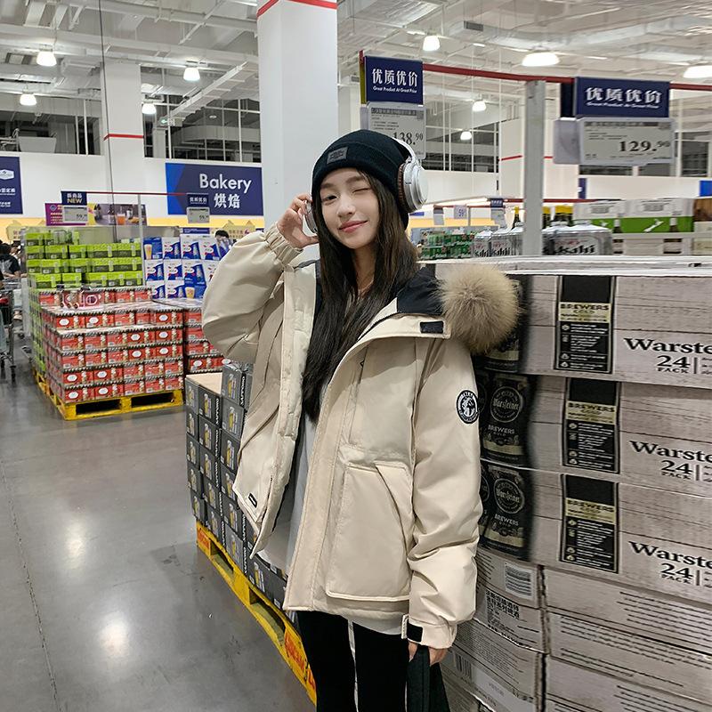 

Красная пуховая куртка Angra женская рабочая куртка преодолевает зиму новая хлопковая куртка маленького человека хлопковая куртка XL