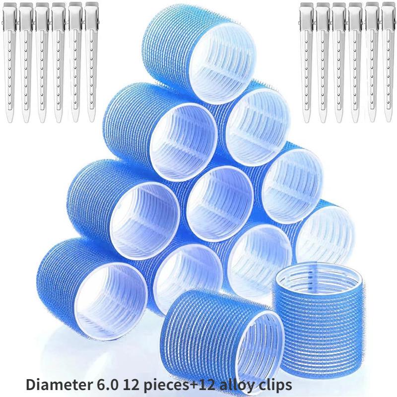 Role de păr cu auto-aderență Onduleuri de păr fără căldură Breton de păr Volum Auto-adeziv Cârlig și buclă Instrumente de styling DIY