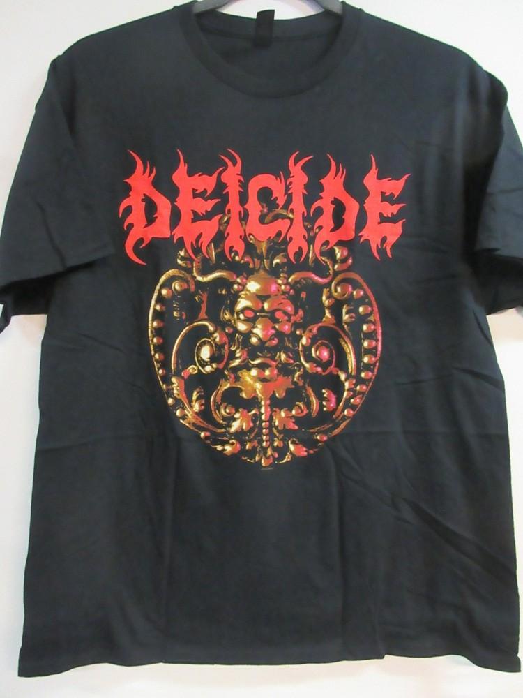 

ОФІЦІЙНИЙ МЕРЧ DEICIDE МЕДАЛЬЙОН ГУРТ КОНЦЕРТ МУЗИКА НАДРОЗМІРНА Унісекс Футболка XXXXL
