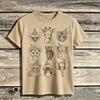 Animal Party Zoo Animals Graphic TShirt for Unisex Unisex Kids 100 Cotton Soft Breathable Casual Summer Streetwear Gift