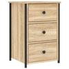 VidaXL Bedside Table Sonoma Oak 40x36x60 Cm Engineered Wood 825995