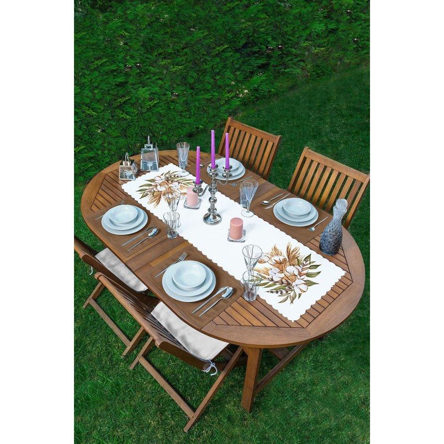 Runner and Placemat Set 5 Pieces / Placemat Table Mat Dining Table Mat Coaster