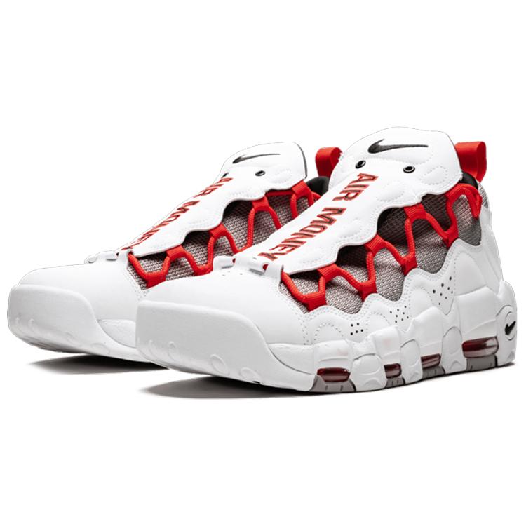 New Nike Air More Money White Habanero Red Atmosphere Grey BV2520-100