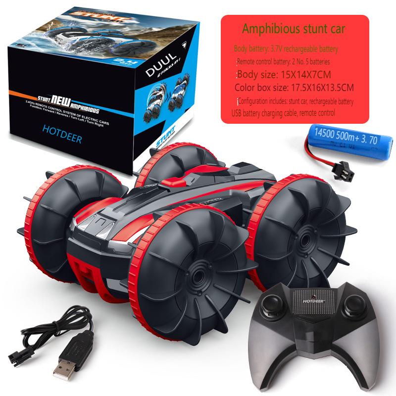 

2.4G амфибия машина с дистанционным управлением детская игрушка восьмиколесный трюковой автомобиль амфибия амфибия машина с дистанционным управлением внедорожный скалолазный автомобиль stunt красный