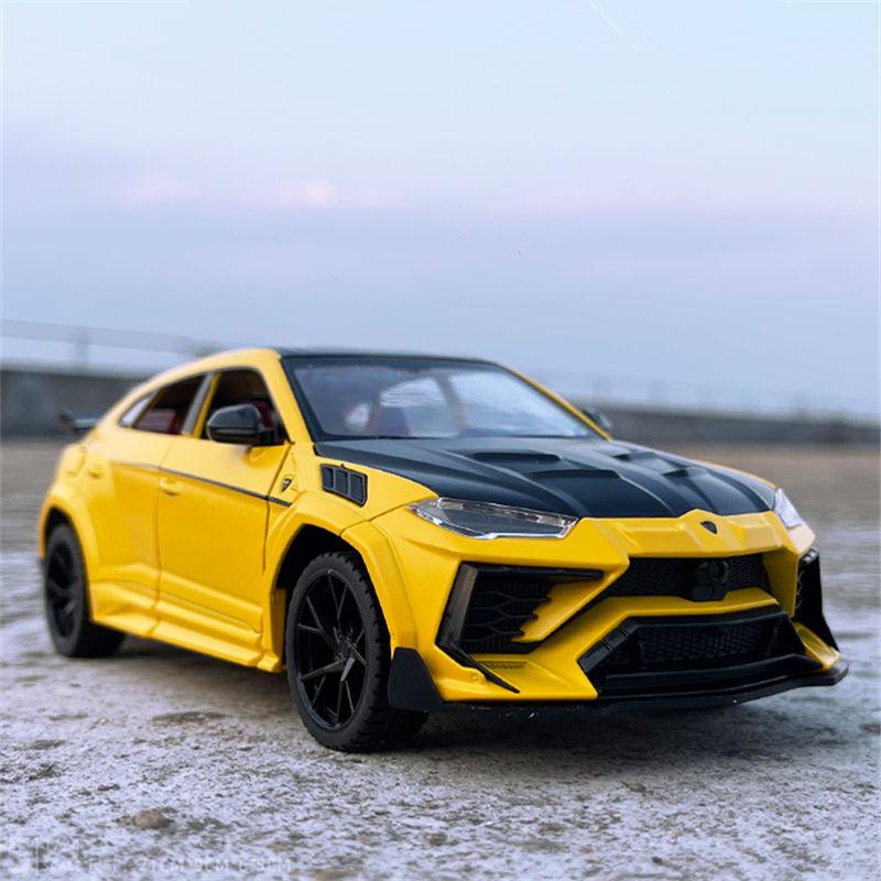 1/24 Lamborghini URUS внедорожник сплав модифицированная модель спортивного автомобиля литой металл внедорожник модель симуляция звук и свет детская игрушка подарок