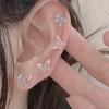 Youngrong Butterfly Magnet Fake Piercing Earrings Bracelet