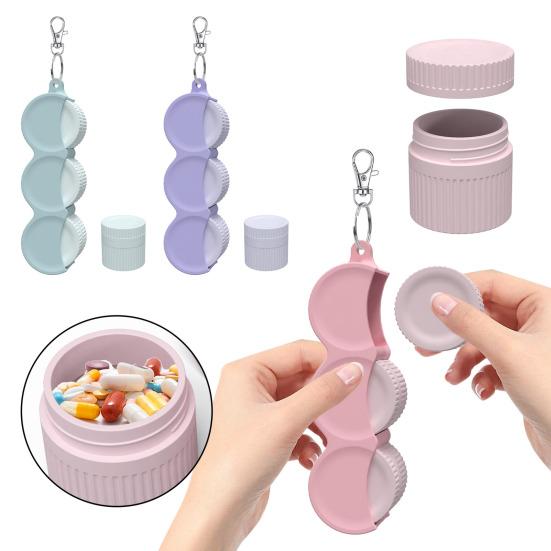Silicone Cosmetic Packaging Box Set with Hanging Hole Leakproof Travel Toiletry Container for Skin Products Accessories