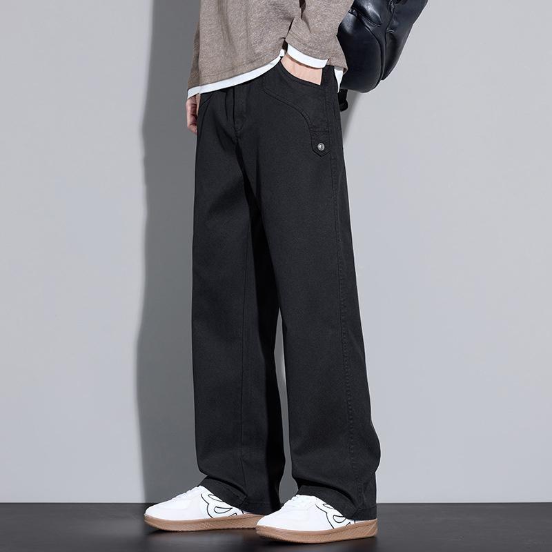 Tencel Drapey Casual Pants for Men, Summer Loose Straight Workwear Pants, 2026 New Sports Pants