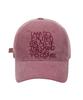 LMR Lettering Washed Ball Cap Pink